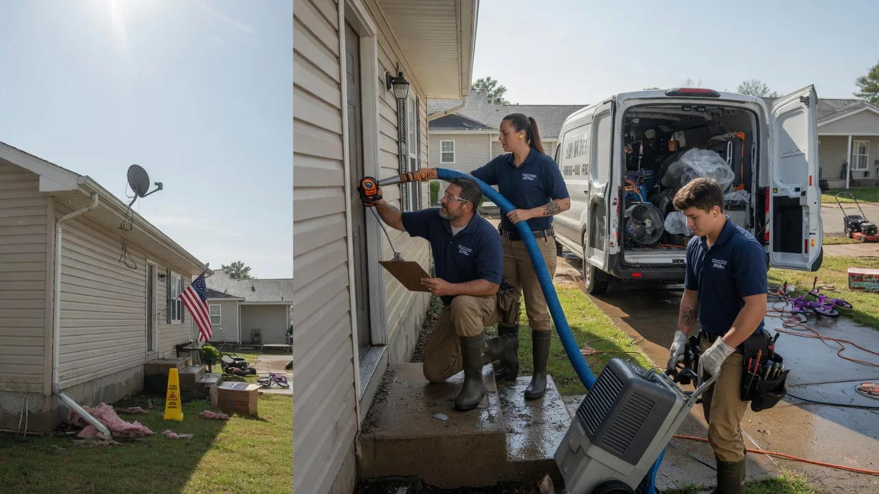 Ceiling Water Damage Restoration in Rochester, MN near me